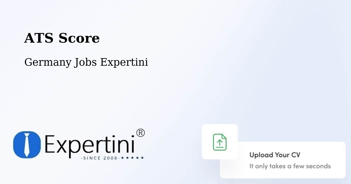 Resume ATS Score & Job Description Match Tool – Ansbach - Germany Jobs Expertini