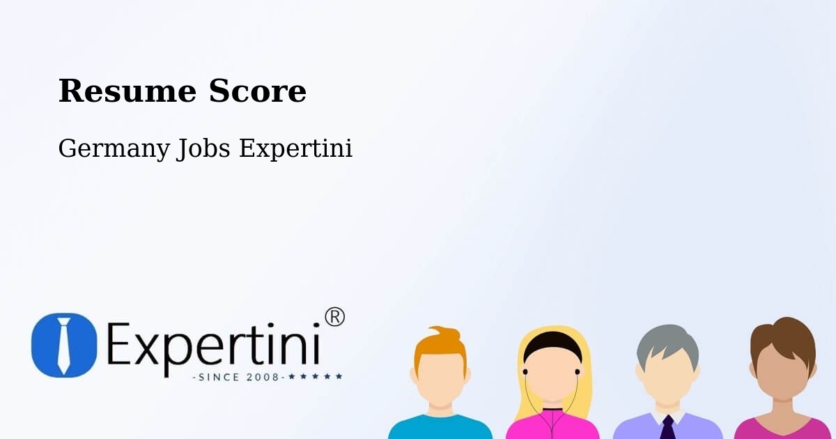 Resume Score & Job Description Match Tool – Ansbach - Germany Jobs Expertini